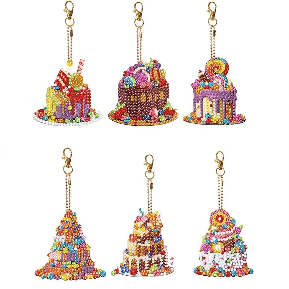 Ciondolo Diamond Painting 5D Torta