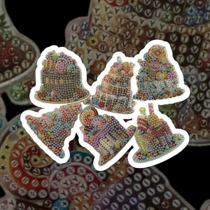 Ciondolo Diamond Painting 5D Torta
