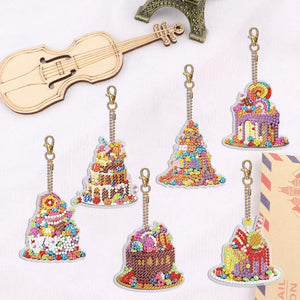 Ciondolo Diamond Painting 5D Torta