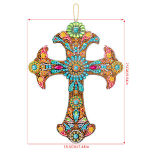 Ciondolo Decorativo Diamond Painting con Croce