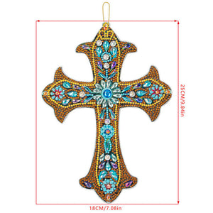 Ciondolo Decorativo Diamond Painting Croce