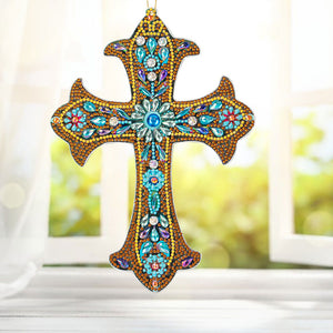 Ciondolo Decorativo Diamond Painting Croce