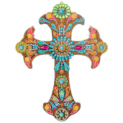 Ciondolo Decorativo Diamond Painting con Croce