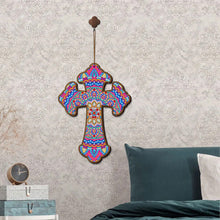 Carica l&#39;immagine nel visualizzatore di Gallery, Ciondolo Decorativo Diamond Painting Croce Mandala