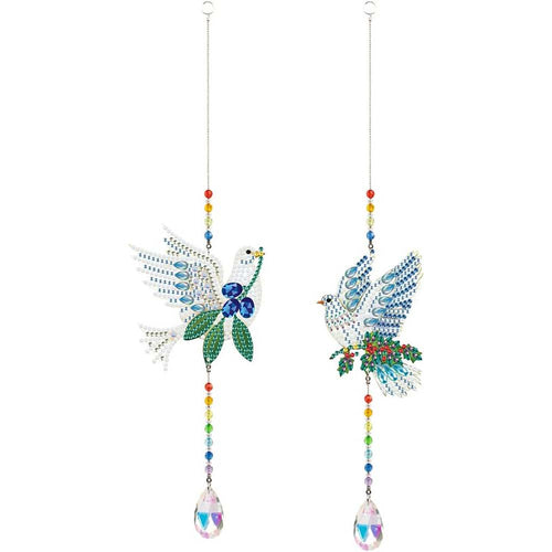 Carillon in Cristallo Diamond Painting 5D Colombi 2 Pezzi
