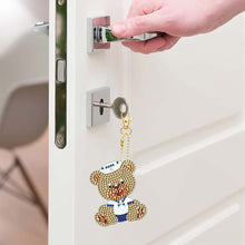 Carica l'immagine nel visualizzatore di Gallery, Portachiavi Diamond Painting 5D con Orso 5 Pezzi