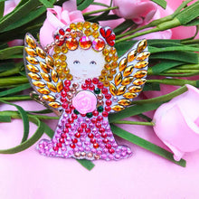 Carica l'immagine nel visualizzatore di Gallery, Portachiavi Diamond Painting 5D Angelo 4 Pezzi