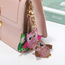 Carica l'immagine nel visualizzatore di Gallery, Portachiavi Diamond Painting 5D - Gufi 5 Pezzi