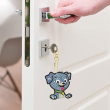 Carica l'immagine nel visualizzatore di Gallery, Portachiavi Diamond Painting 5D Cani 5 Pezzi