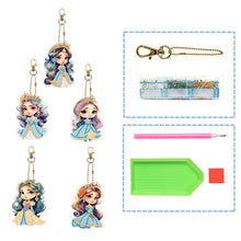 Carica l'immagine nel visualizzatore di Gallery, Portachiavi Diamond Painting 5D Regina 5 Pezzi