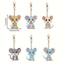 Carica l'immagine nel visualizzatore di Gallery, Diamond Painting 5D Topo 6 Pezzi