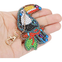 Carica l'immagine nel visualizzatore di Gallery, Portachiavi Diamond Painting 5D con Pappagalli 5 Pezzi