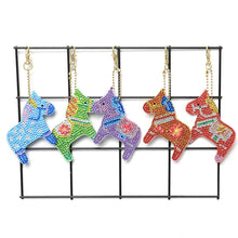 Carica l'immagine nel visualizzatore di Gallery, Portachiavi Diamond Painting 5D Cavalli