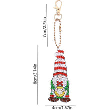 Carica l'immagine nel visualizzatore di Gallery, Portachiavi Diamond Painting 5D Elfi Rossi 10 Pezzi