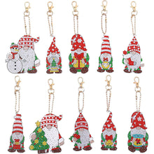 Carica l'immagine nel visualizzatore di Gallery, Portachiavi Diamond Painting 5D Elfi Rossi 10 Pezzi