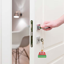 Carica l'immagine nel visualizzatore di Gallery, Portachiavi Diamond Painting 5D Set 1 Natale 8 Pezzi