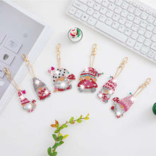 Carica l'immagine nel visualizzatore di Gallery, Portachiavi Diamond Painting 5D Gnomo con Funghi