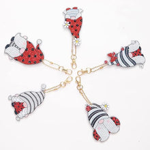 Carica l'immagine nel visualizzatore di Gallery, Portachiavi Diamond Painting 5D Gnomo