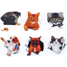 Carica l'immagine nel visualizzatore di Gallery, Set di Adesivi Diamond Painting Gatti e Cani Set 1