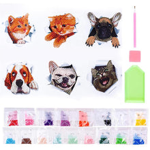 Carica l'immagine nel visualizzatore di Gallery, Set di Adesivi Diamond Painting Gatti e Cani Set 2