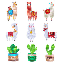 Carica l'immagine nel visualizzatore di Gallery, Set di Adesivi Diamond Painting con Llamas