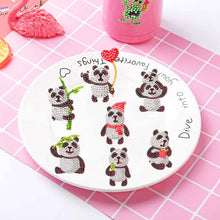 Carica l'immagine nel visualizzatore di Gallery, Set di Adesivi Diamond Painting con Panda
