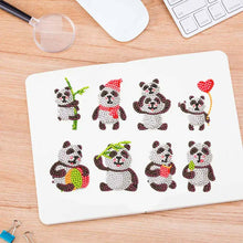 Carica l'immagine nel visualizzatore di Gallery, Set di Adesivi Diamond Painting con Panda