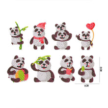 Carica l'immagine nel visualizzatore di Gallery, Set di Adesivi Diamond Painting con Panda