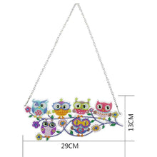 Carica l&#39;immagine nel visualizzatore di Gallery, Decorazione per Porta Diamond Painting 5D 6 Gufi