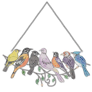 Decorazione della Porta Diamond Painting 5D 7 Uccelli