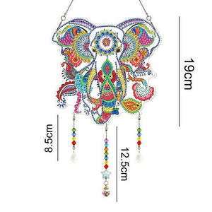 Decorazione Porta Diamond Painting 5D con Elefante
