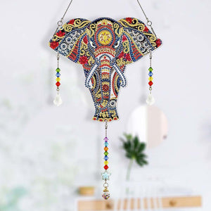 Decorazione per Porta Diamond Painting 5D Elefante