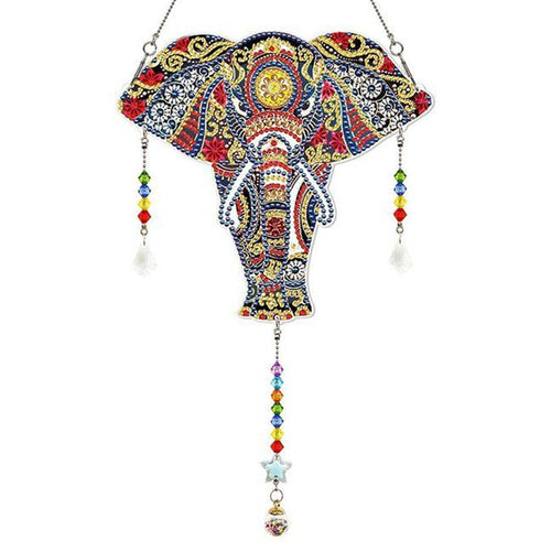 Sospensione da Porta Diamond Painting 5D Elefante