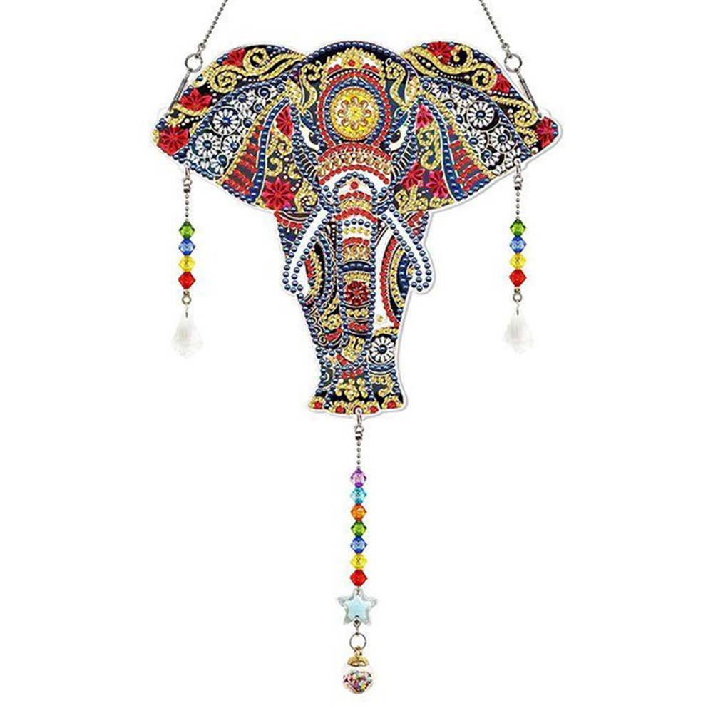 Sospensione da Porta Diamond Painting 5D Elefante
