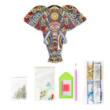 Carica l&#39;immagine nel visualizzatore di Gallery, Decorazione per Porta Diamond Painting 5D Elefante