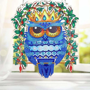 Decorazione per Porta Diamond Painting 5D Gufo