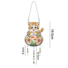 Carica l&#39;immagine nel visualizzatore di Gallery, Decorazione per Auto Diamond Painting Gatto in un Acquario