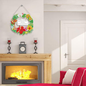 Decorazione Porta Diamond Painting 5D con LED e Pendente