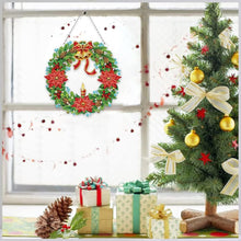 Carica l&#39;immagine nel visualizzatore di Gallery, Decorazione Porta Diamond Painting 5D Ghirlanda con LED e Pendente
