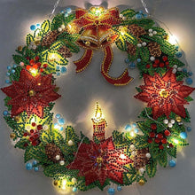 Carica l&#39;immagine nel visualizzatore di Gallery, Decorazione Porta Diamond Painting 5D Ghirlanda con LED e Pendente