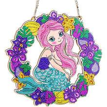Carica l&#39;immagine nel visualizzatore di Gallery, Appendino per Porta Diamond Painting 5D Sirena