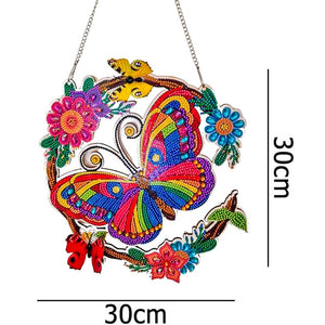 Decorazione Porta Diamond Art Farfalla