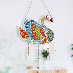 Decorazione Porta Diamond Painting 5D Cigno