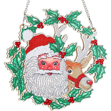 Carica l&#39;immagine nel visualizzatore di Gallery, Decorazione da Porta Diamond Painting 5D Babbo Natale con Renna