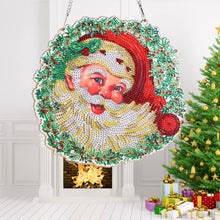 Carica l&#39;immagine nel visualizzatore di Gallery, Decorazione per Porta Diamond Painting 5D Babbo Natale