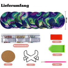 Carica l'immagine nel visualizzatore di Gallery, Sottobicchiere Diamond Painting 5D Aurora