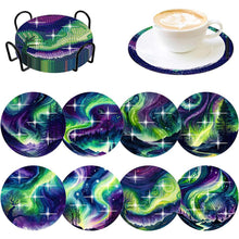 Carica l'immagine nel visualizzatore di Gallery, Sottobicchiere Diamond Painting 5D Aurora