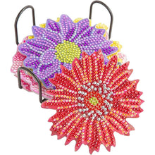 Carica l'immagine nel visualizzatore di Gallery, Sottobicchiere Diamond Painting 5D Fiori