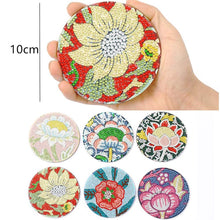 Carica l'immagine nel visualizzatore di Gallery, Sottobicchiere Diamond Painting 5D con Fiori