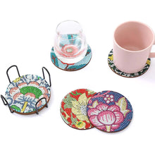 Carica l'immagine nel visualizzatore di Gallery, Sottobicchiere Diamond Painting 5D con Fiori